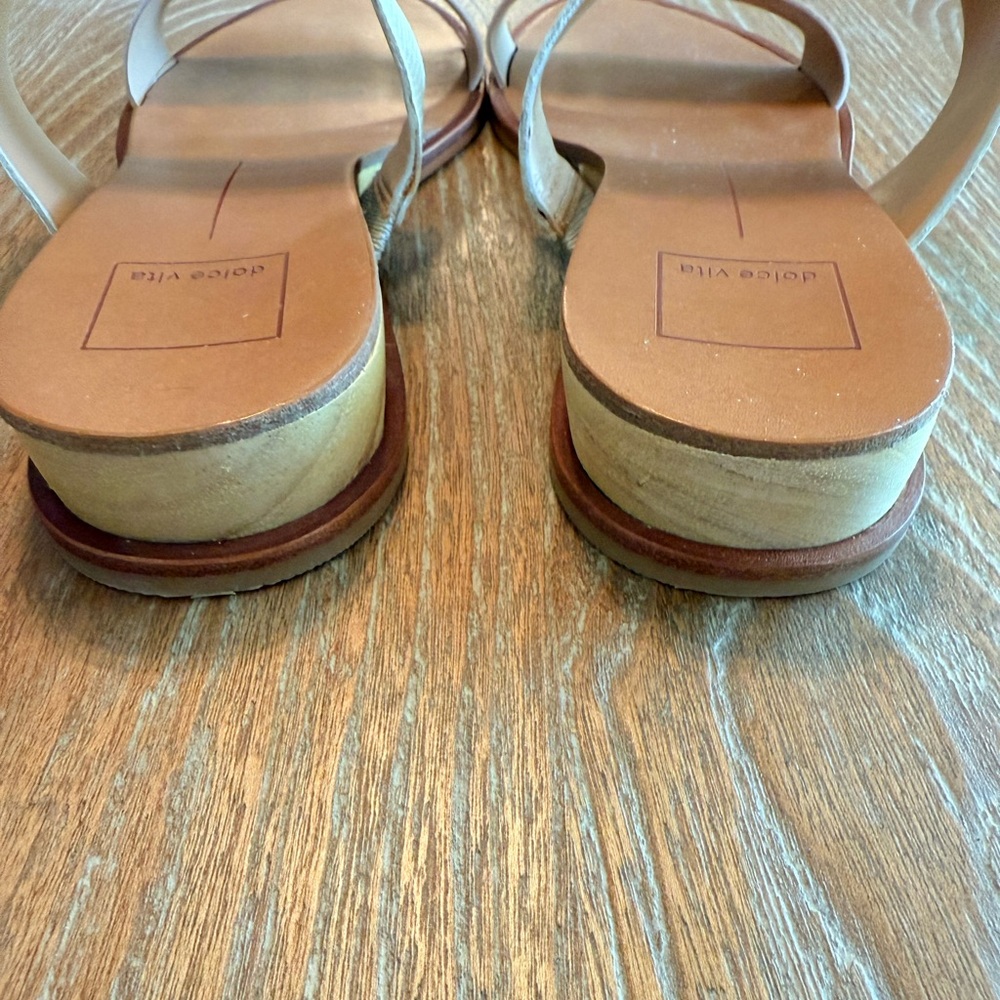 DOLCE VITA Vala Duo Tone Slip On Sandals Women’s Size 8 - Picture 6 of 9
